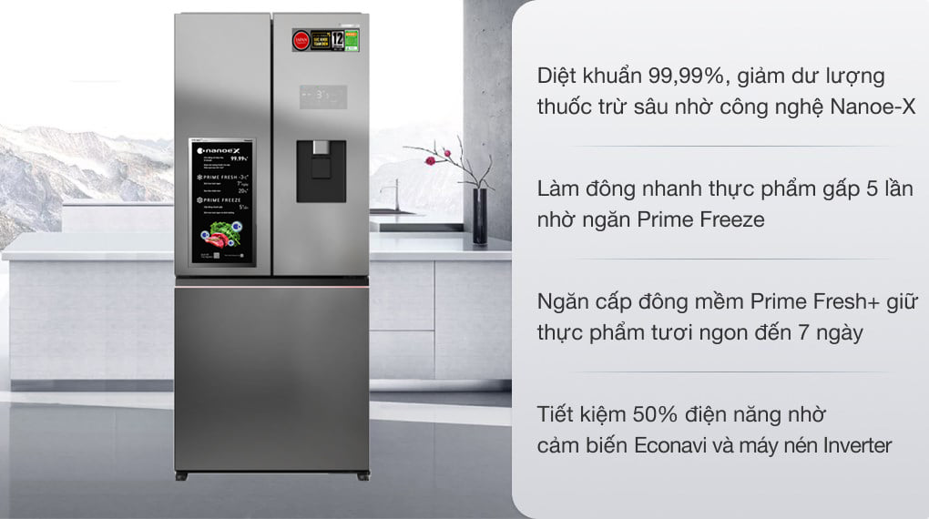 Tủ lạnh 3 cánh NR-CW530XMMV